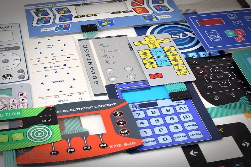 Stampa digitale o stampa serigrafica per le tastiere a membrana? - mix serigrafico