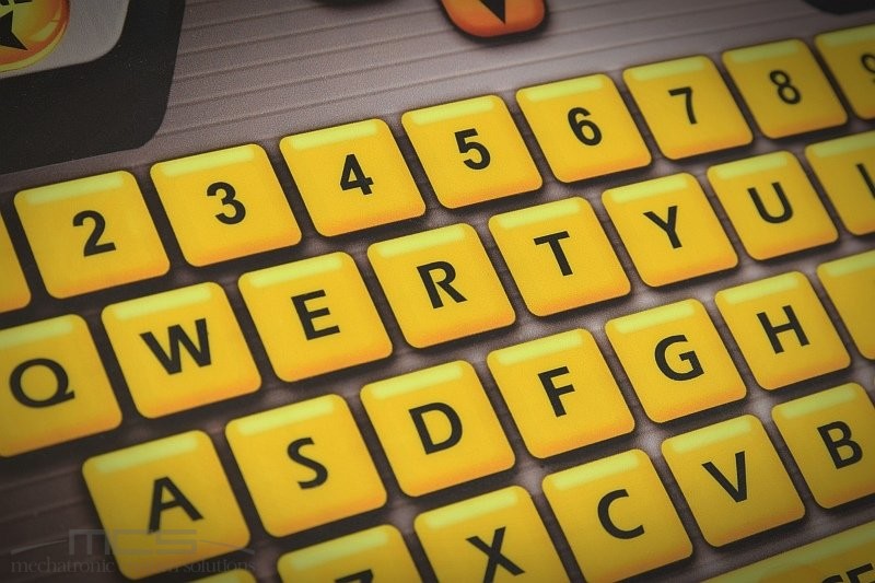 Stampa digitale o stampa serigrafica per le tastiere a membrana? - dettaglio digitale