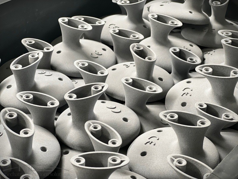 Nuovi investimenti per crescere e aumentare il valore offerto - particolari in stampa 3D