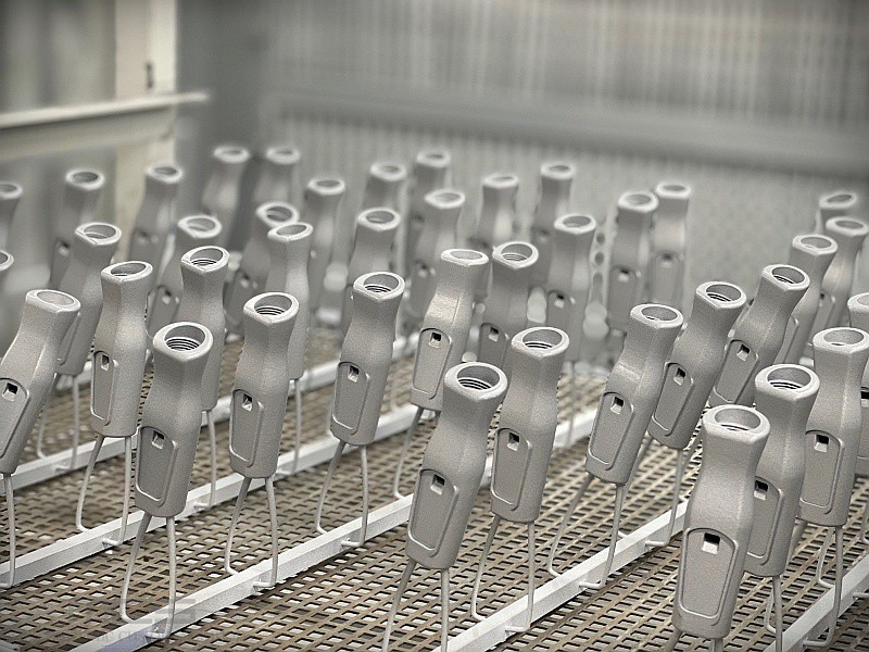 Nuovi investimenti per crescere e aumentare il valore offerto - particolari in stampa 3D nel ciclo di verniciatura