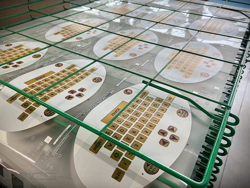 Foglio in poliestere stampato in digitale